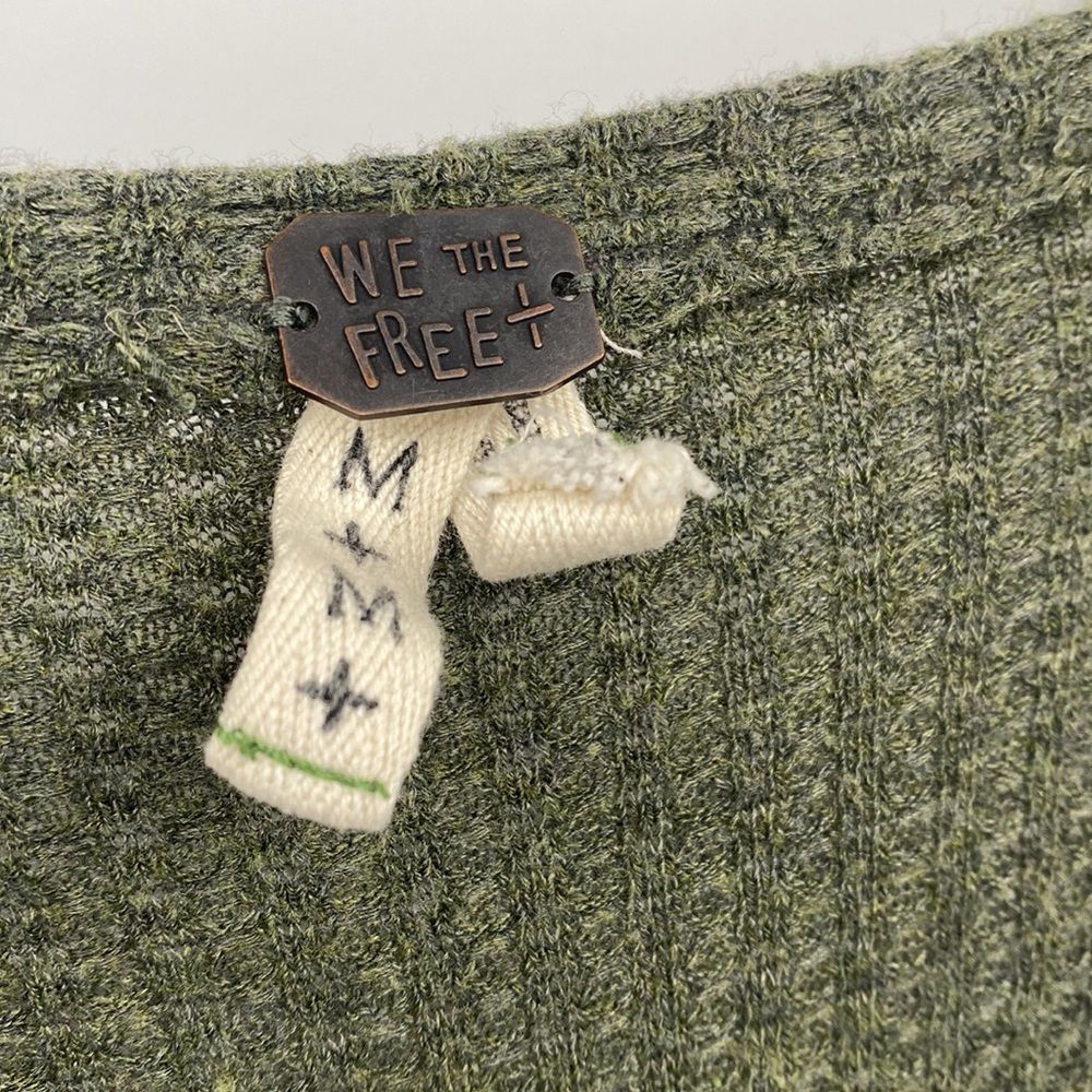 Free People Olive Long Sleeve Top - Picture 6 of 7